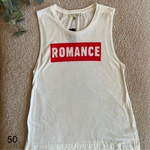 Express, graphic muscle tank, size extra small